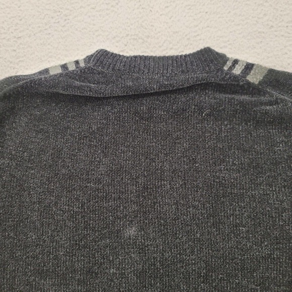 Dockers Sweater Mens Large Black Plaid wool Vintage Long Sleeve Grandpacore - Picture 3 of 12